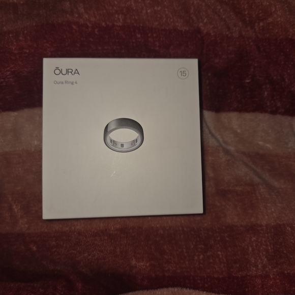 Oura Ring 4 New In Box. Men's Black Ring Size 15